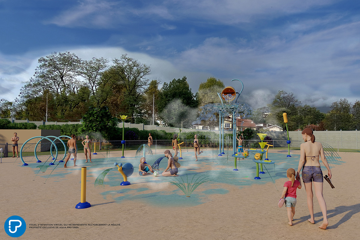 Visuel splashpad